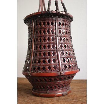 功芳斎 竹花籠　U063 