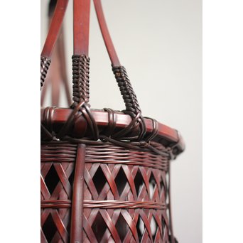 功芳斎 竹花籠　U063 