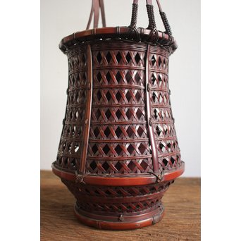 功芳斎 竹花籠　U063 