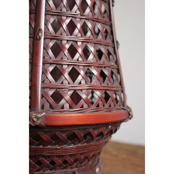 功芳斎 竹花籠　U063 