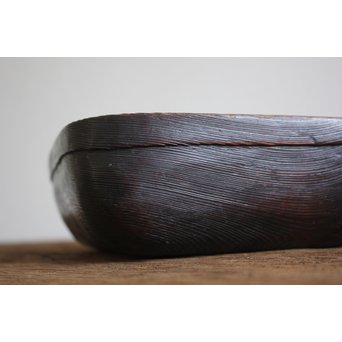 行李蓋莨盆/煎茶盆　X095 