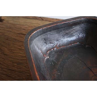 行李蓋莨盆/煎茶盆　X095 