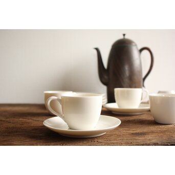 ノリタケNoritake日陶 Ivory China デミカップ&ソーサー 6客1組　P100 