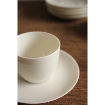 ノリタケNoritake日陶 Ivory China デミカップ&ソーサー 6客1組　P100 