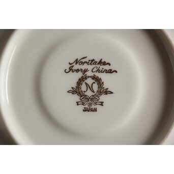 ノリタケNoritake日陶 Ivory China デミカップ&ソーサー 6客1組　P100 