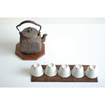 欅 玉杢 碗床/碗板 3枚1組　X098 