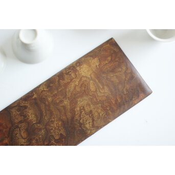 欅 玉杢 碗床/碗板 3枚1組　X098 