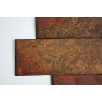 欅 玉杢 碗床/碗板 3枚1組　X098 