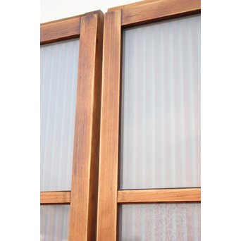 ガラス入 格子戸 2枚1組　L966 