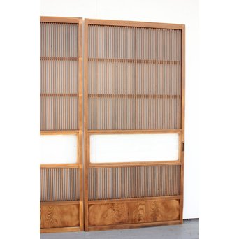 ガラス入 格子戸 2枚1組　L966 