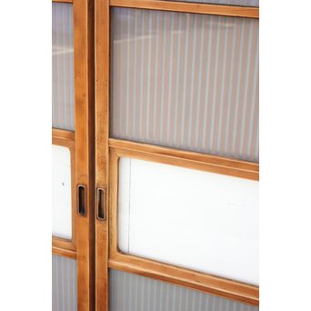 ガラス入 格子戸 2枚1組　L966 