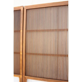 ガラス入 格子戸 2枚1組　L966 