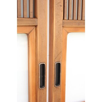 ガラス入 細身格子戸 4枚1組　L967 