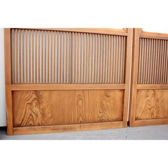 ガラス入 細身格子戸 4枚1組　L967 