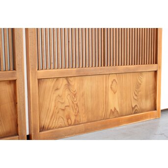 ガラス入 細身格子戸 4枚1組　L967 