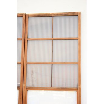 ガラス入 細身格子戸 4枚1組　L967 