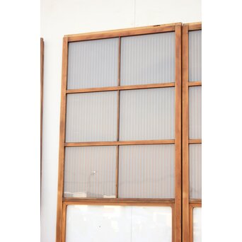 ガラス入 細身格子戸 4枚1組　L967 