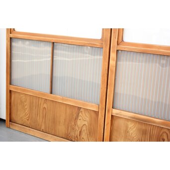 ガラス入 細身格子戸 4枚1組　L967 