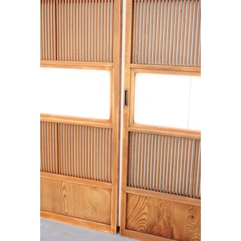 ガラス入 細身格子戸 4枚1組　L967 