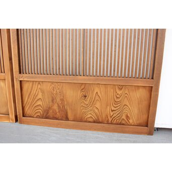 ガラス入 細身格子戸 4枚1組　L967 