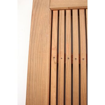 ワケあり 重量級 太框総欅格子蔵戸　W941YD 