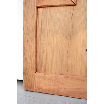 ワケあり 重量級 太框総欅格子蔵戸　W941YD 