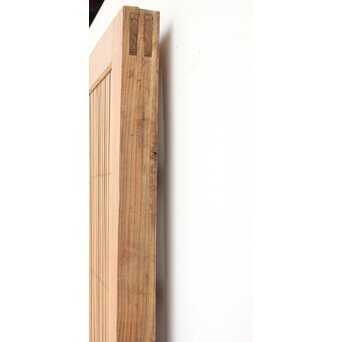 ワケあり 重量級 太框総欅格子蔵戸　W941YD 