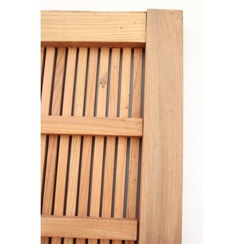 ワケあり 重量級 太框総欅格子蔵戸　W941YD 