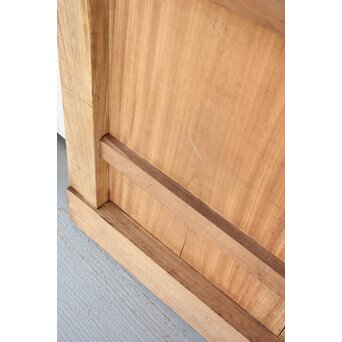 ワケあり 重量級 太框総欅格子蔵戸　W941YD 