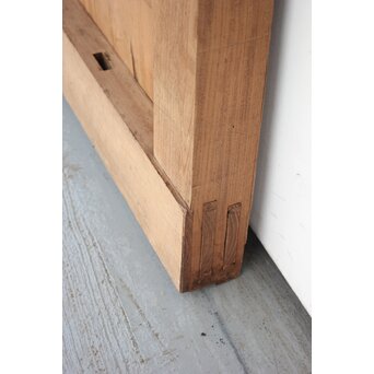 ワケあり 重量級 太框総欅格子蔵戸　W941YD 