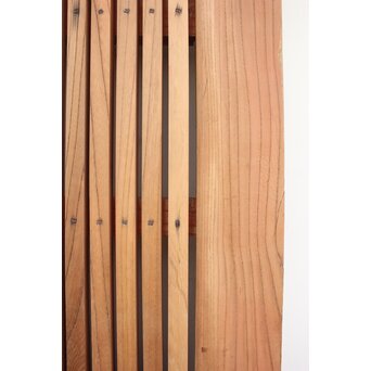 ワケあり 重量級 太框総欅格子蔵戸　W941YD 