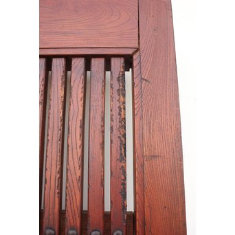 総欅巾着金具格子蔵戸　W942 