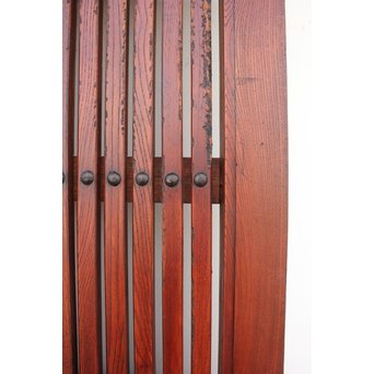 総欅巾着金具格子蔵戸　W942 