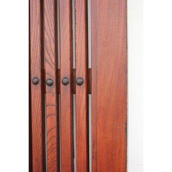 総欅巾着金具格子蔵戸　W942 