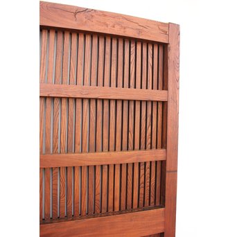 総欅巾着金具格子蔵戸　W942 