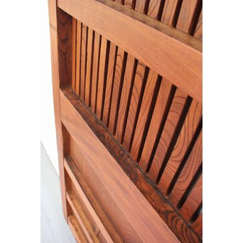 総欅巾着金具格子蔵戸　W942 