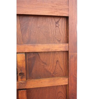 総欅巾着金具格子蔵戸　W942 