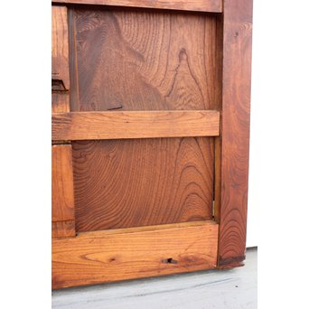 総欅巾着金具格子蔵戸　W942 