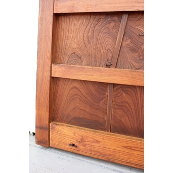 総欅巾着金具格子蔵戸　W942 