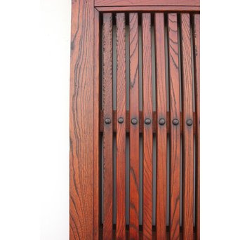 総欅巾着金具格子蔵戸　W942 