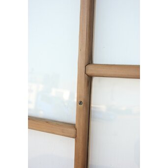 幾何学あみだ紋 ゆらゆらクリアガラス戸 4枚1組　GD1203YD 