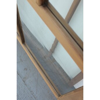 幾何学あみだ紋 ゆらゆらクリアガラス戸 4枚1組　GD1203YD ゆらゆらガラスがほぼ残っており