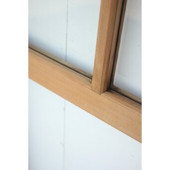 幾何学あみだ紋 ゆらゆらクリアガラス戸 4枚1組　GD1203YD 