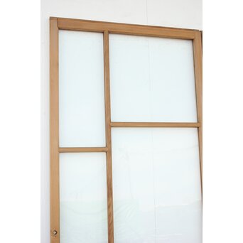 幾何学あみだ紋 ゆらゆらクリアガラス戸 4枚1組　GD1203YD 