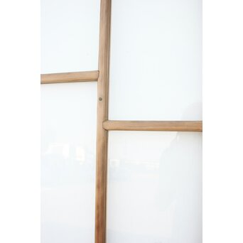 幾何学あみだ紋 ゆらゆらクリアガラス戸 4枚1組　GD1203YD 