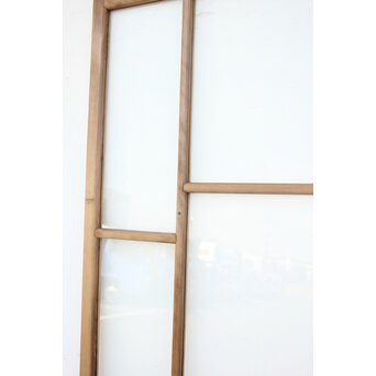 幾何学あみだ紋 ゆらゆらクリアガラス戸 4枚1組　GD1203YD 