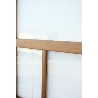 幾何学あみだ紋 ゆらゆらクリアガラス戸 4枚1組　GD1203YD 