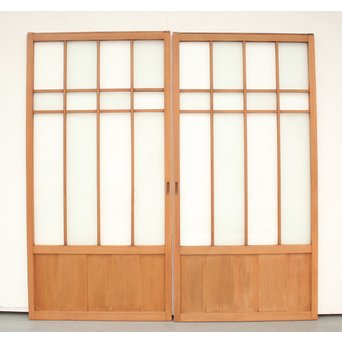 市松模様ガラス戸 2枚1組　GD1204 