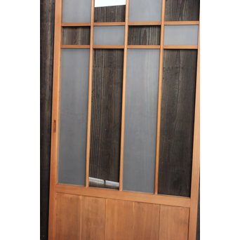 市松模様ガラス戸 2枚1組　GD1204 