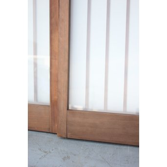 龍木彫大型書院 4枚1組　R2438 